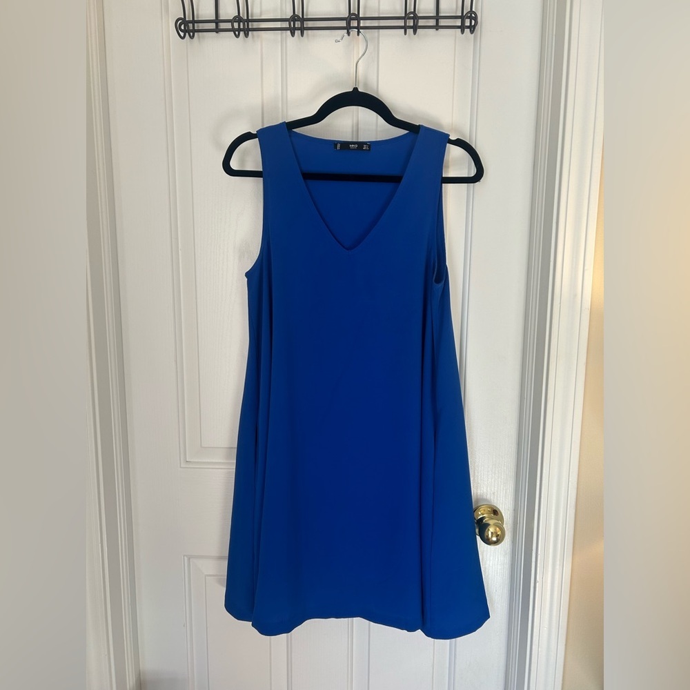 Mango Cobalt Blue Mini Dress or Swim Cover Up Size 4